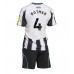 Newcastle United Sven Botman #4 Hjemmedraktsett Barn 2025-26 Korte ermer (+ Korte bukser)